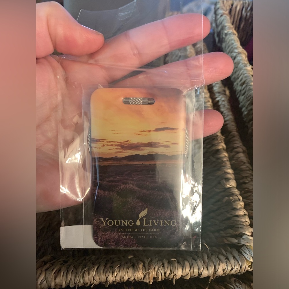 Young Living luggage tag-new/never used